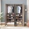 Manhattan Comfort Lee Wardrobe Closet 3.0 in Rustic Grey, 2PK 2-WC003-GY - alternate 8